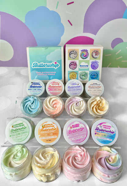 Complete Body Butter Cream Bundle - 8 Scents - 1 oz Jars