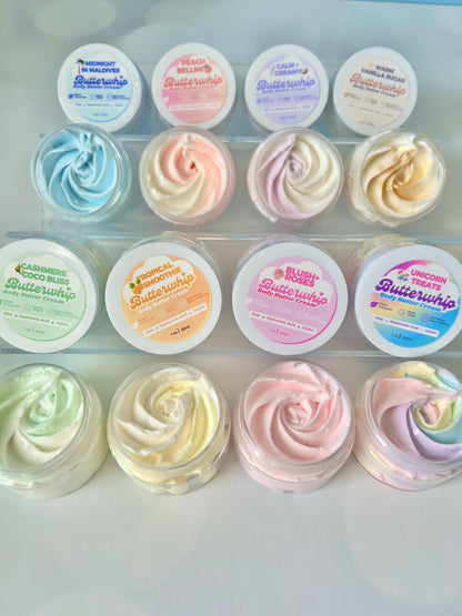 Complete Body Butter Cream Bundle - 8 Scents - 1 oz Jars